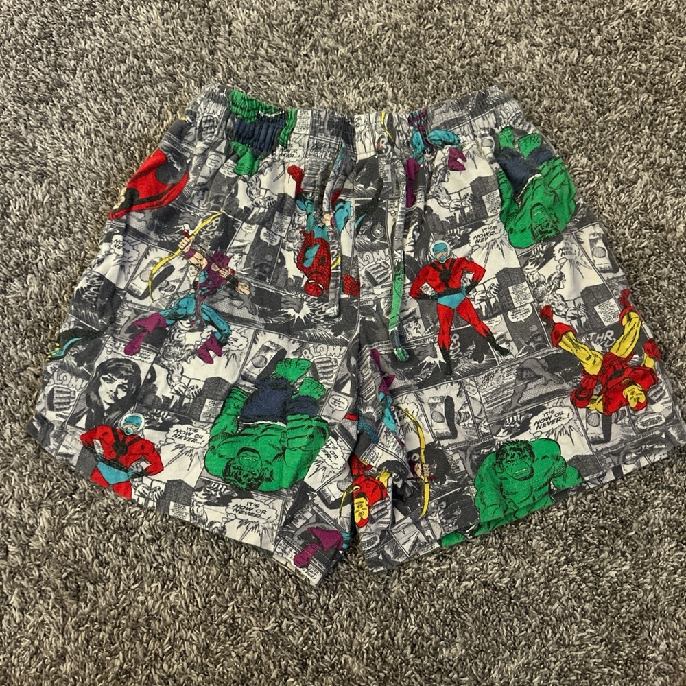 Marvel Kids Bottoms - Multicolor Superhero Print